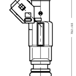 BOSCH 453cc injector (0280155968)