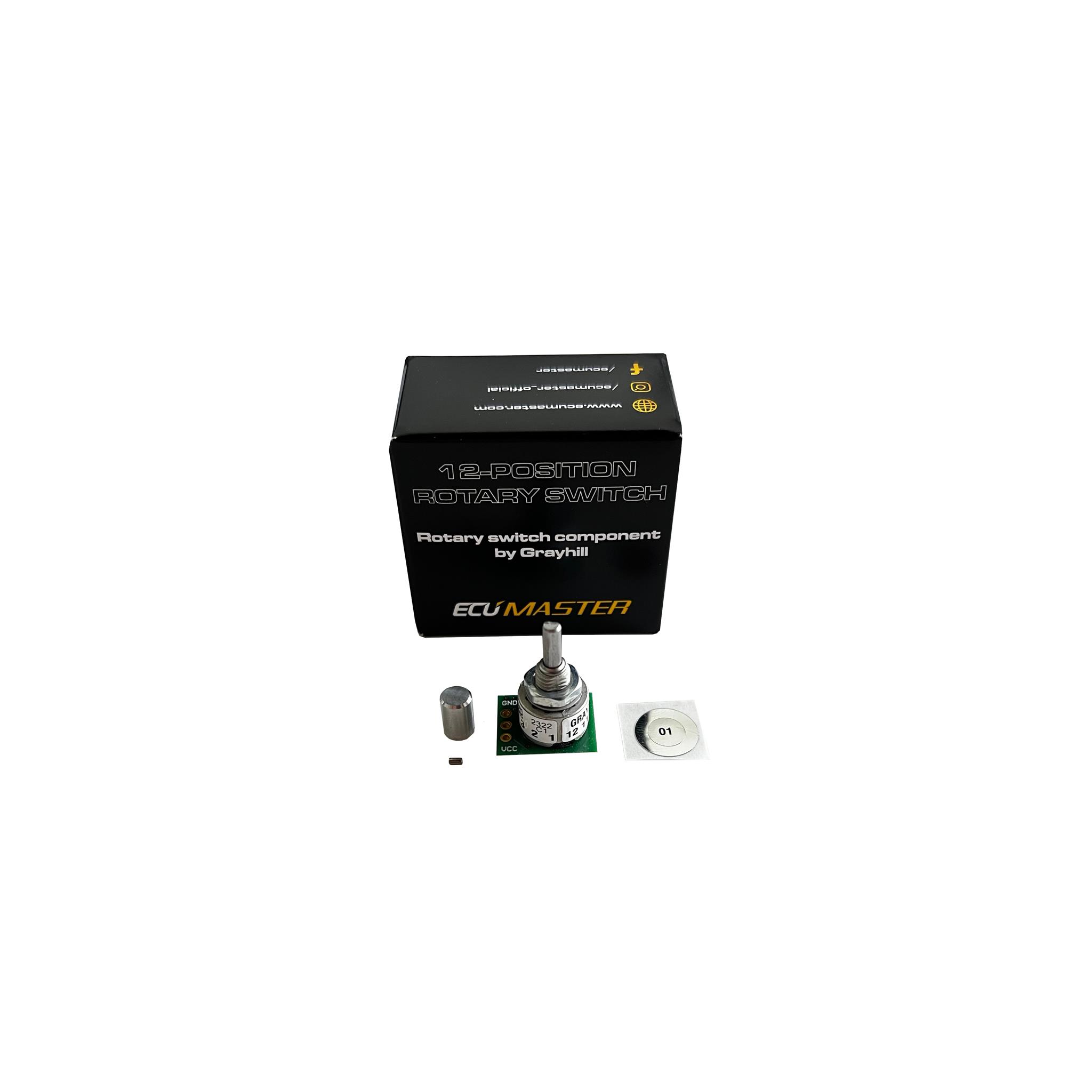 Ecumaster 12-position rotary switch by Grayhill